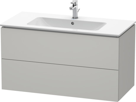 Тумба подвесная под раковину Duravit L-Cube LC624200707 бетонно-серый