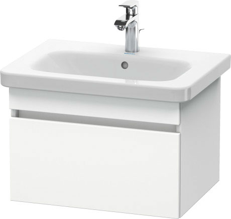 Тумба подвесная под раковину Duravit DuraStyle DS638001818 белый матовый