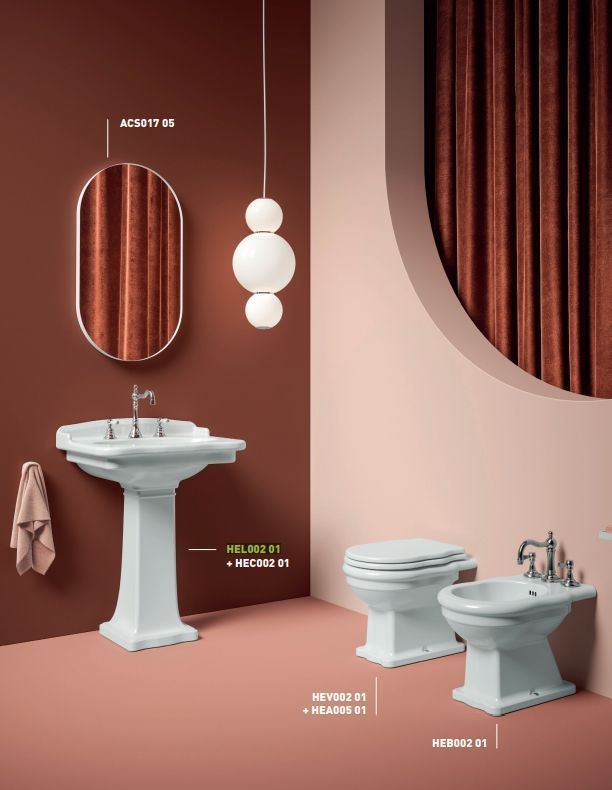 Раковина накладная ARTCERAM HERMITAGE HEL002 01 00 680 мм х 550 мм, с 3 отверстиями под смеситель, с переливом, белый глянцевый