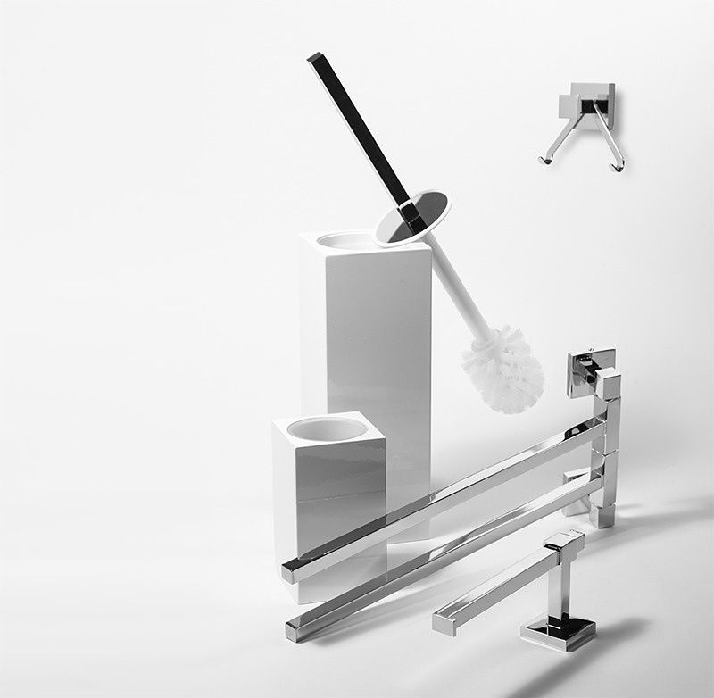 Полотенцедержатель двойной поворотный BERTOCCI SETTECENTO 145 0736 0000 370 мм, хром