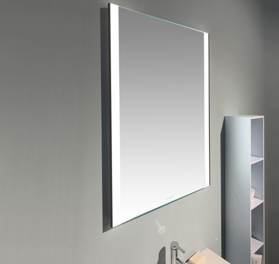 Зеркало с подсветкой DURAVIT XViu XV70310B2B2 620 мм х 800 мм, версия Sensor, чёрный матовый