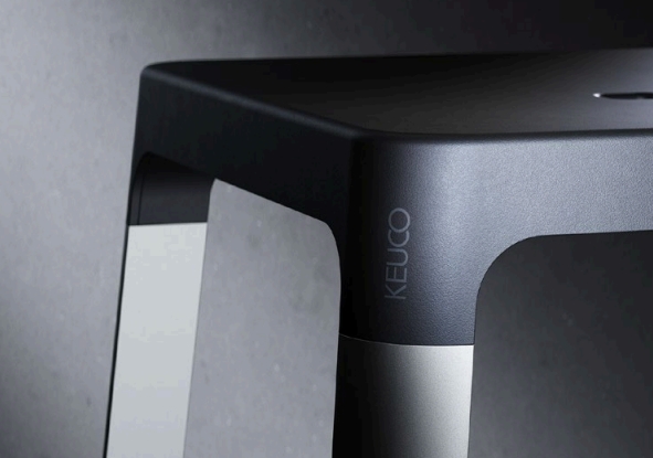Стульчик для ванной KEUCO AXESS 35082 170037 цвет Алюминий серебристый анодированный/Чёрный