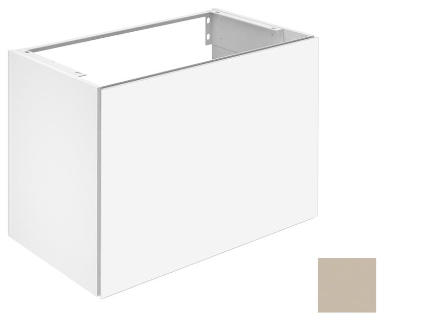 Тумба под раковину Keuco Plan 32962 180000 490 мм х 800 мм х 605 мм, корпус ламинированный матовый кашемир, фасад стекло кашемир глянцевый