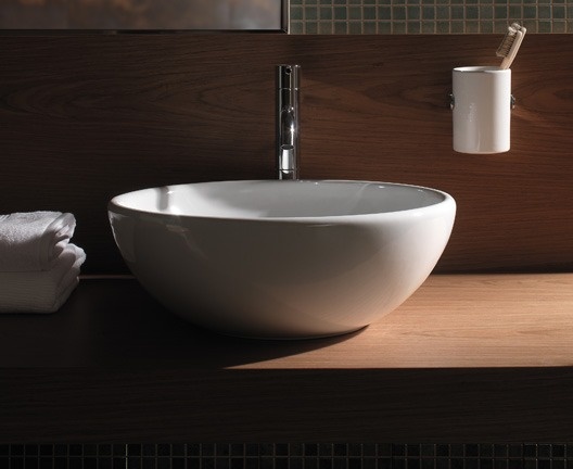 Раковина накладная GLOBO STOCKHOLM Free LAT41BI 400 мм х 400 мм х 140 мм, без плоскости под смеситель, без перелива, белый глянцевый