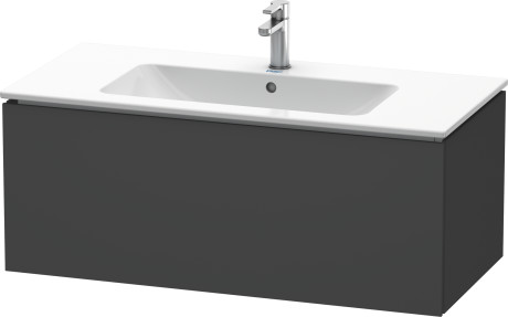 Тумба подвесная под раковину Duravit L-Cube LC6142 4949 графит матовый