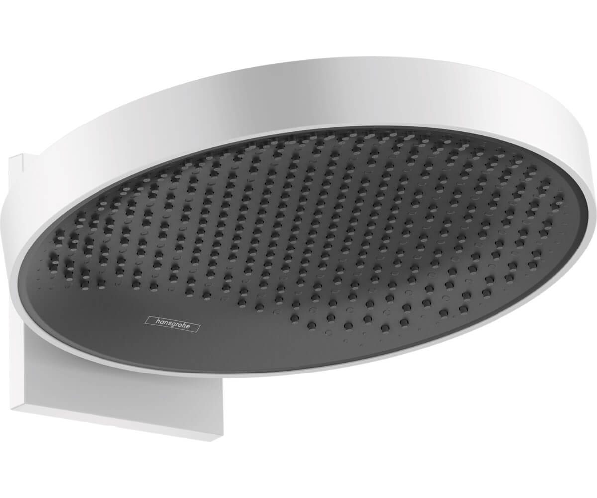 Верхний душ Hansgrohe Rainfinity 360 1jet 26230700 с настенным кронштейном, белый матовый
