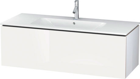 Тумба подвесная под раковину Duravit L-Cube LC 6143 2222 белый глянцевый