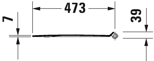 Сиденье для унитаза с крышкой Duravit DuraStyle 0060510000 без автоматического опускания, белый