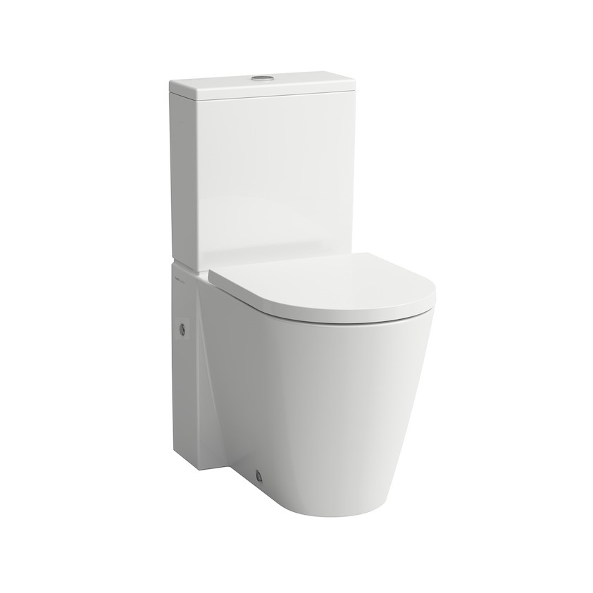 Сиденье с крышкой для унитаза Kartell by Laufen  8.9133.3.757.000.1 круглая форма, softclose, цвет белый  матовый