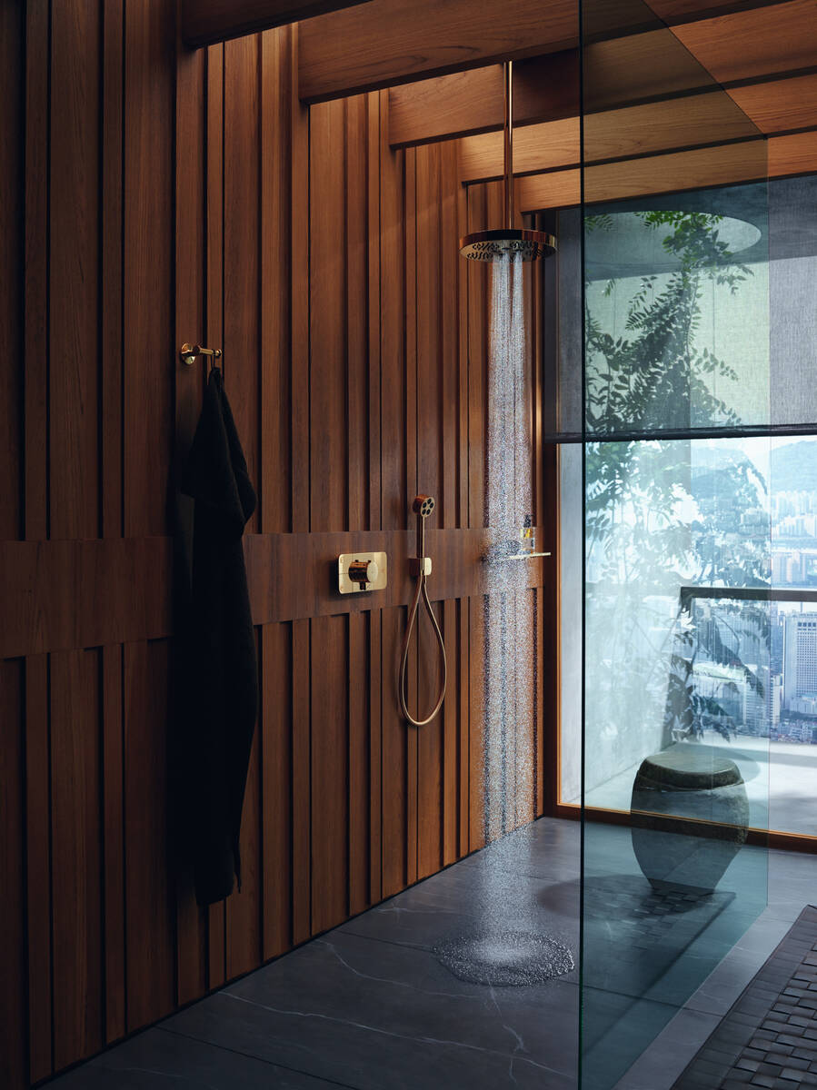 Держатель для ручного душа AXOR One 45723330 Чёрный полированный хром