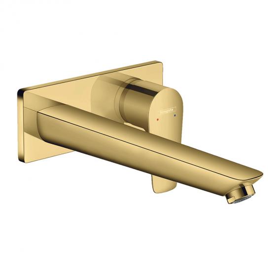 Смеситель для раковины однорычажный Hansgrohe Talis E 71734990 полированное золото