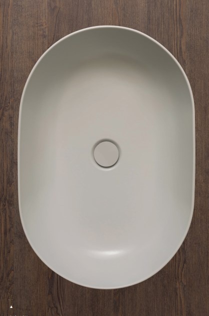 Раковина - чаша накладная GLOBO T-EDGE B6O60BI 600 мм х 410 мм х 160 мм, без отверстия под смеситель, без перелива, белая глянцевая