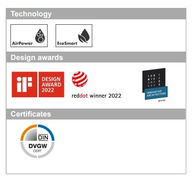 Однорычажный настенный смеситель для раковины HANSGROHE REBRIS E 72568000 с изливом 200 мм, хром