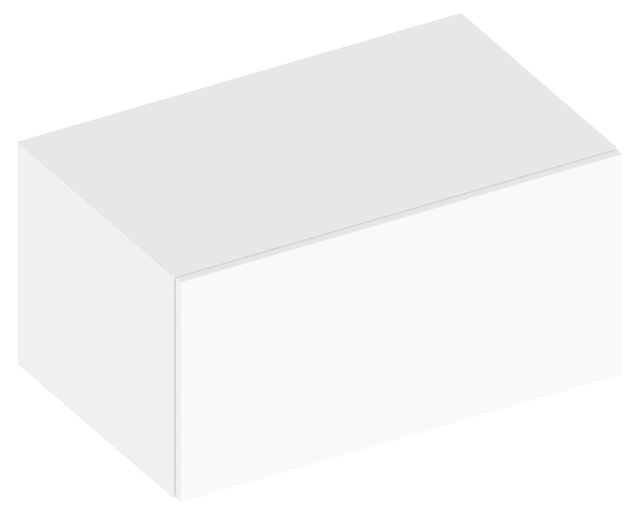 Боковая тумба Keuco Edition 90 39026 390000 800 x400x485 мм 1 ящик корпус серый сланец, фасад антрацит