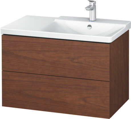 Тумба подвесная под раковину Duravit L-Cube LC624901313 американский орех
