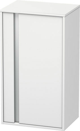 Шкаф средний Duravit Ketho 1266 R 18 правый, с полками, белый матовый