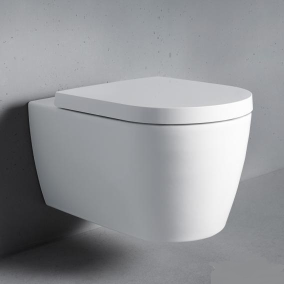 Сиденье для унитаза Duravit ME by Starck 0020192600 с автоматическим опусканием, съёмное, белый/белый шелковисто - матовый