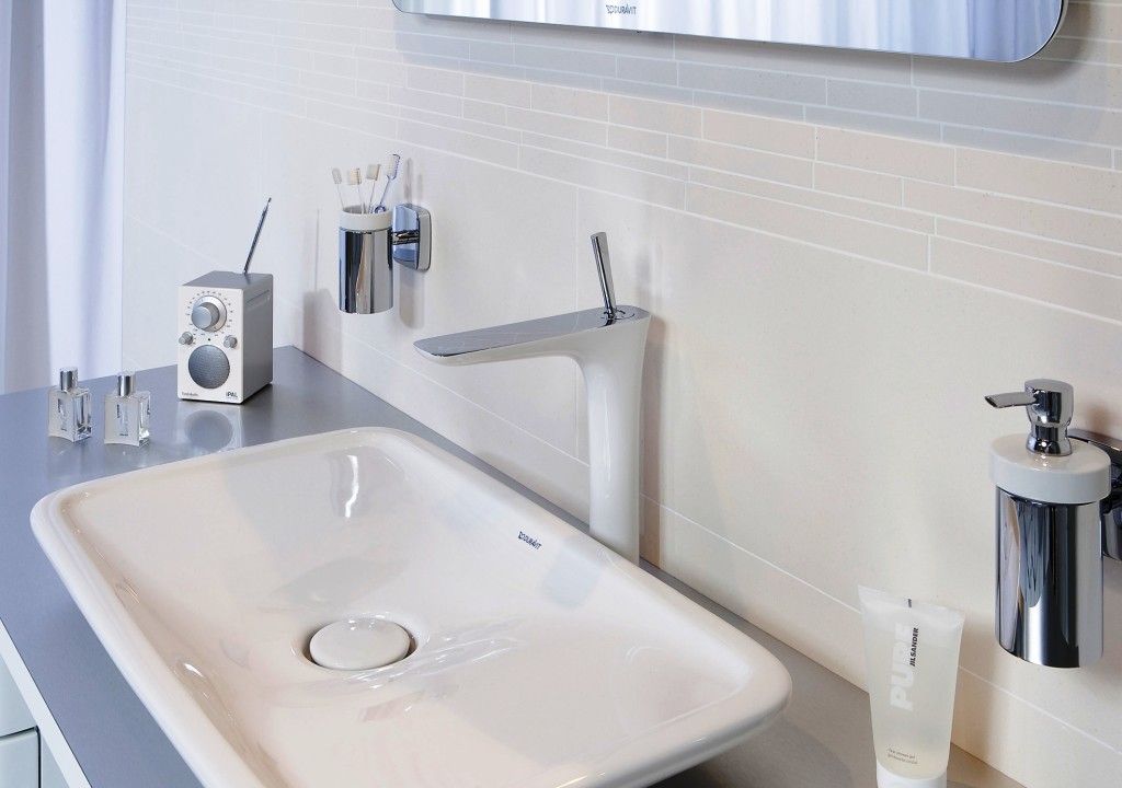 Смеситель для раковины Hansgrohe PuraVida 15081400 белый/хром