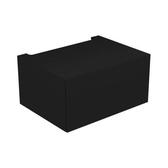 Модуль нижнего шкафа KEUCO EDITION 11 31311 330100 для встройки снизу, с одним выдвижным ящиком, с внутренней светодиодной подсветкой, корпус/фасад шлифованный лак, чёрный