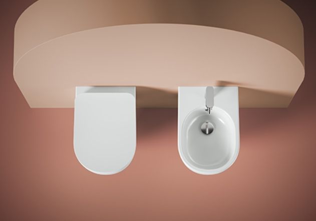 Унитаз приставной безободковый ARTCERAM FILE 2.0 FLV005 01 30 370 мм х 530 мм, c креплением, белый глянцевый