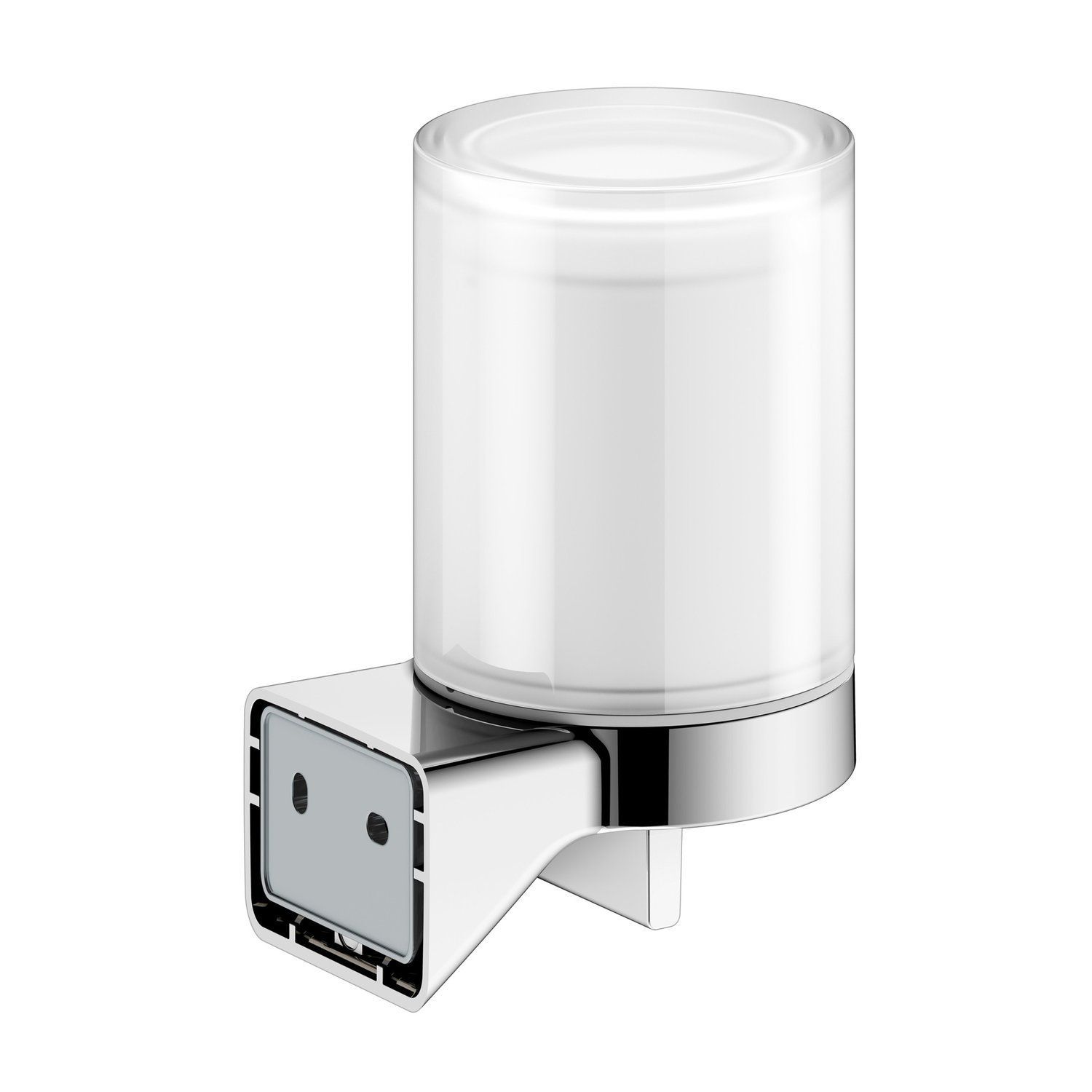 Дозатор жидкого мыла с хрустальной колбой KEUCO AVENO 14652 019000 с клеевым комплектом, цвет Хром