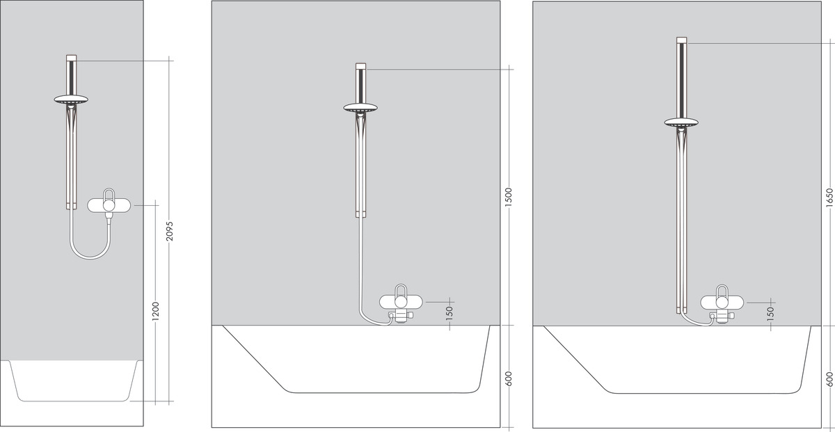 Душевая штанга 90 см со шлангом 160 см Hansgrohe Raindance Unica'S 27636000 хром