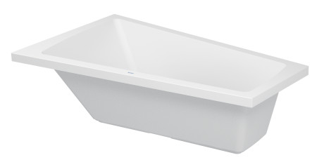 Акриловая ванна Duravit Paiova 700212000000000 1700 х 1000 c наклоном для спины слева, встраиваемая, угловая, белая