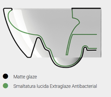 Унитаз подвесной GSI PURA 8802FR209 460 мм х 350 мм, Swirlflush, с крепежом, цвет Белый матовый
