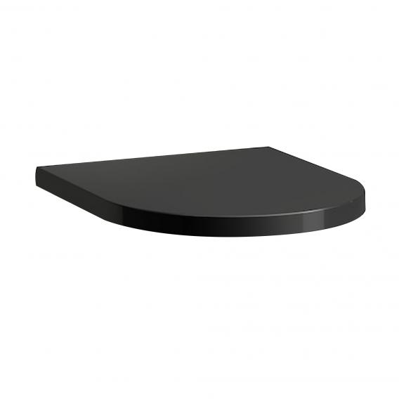 Сиденье с крышкой для унитаза Kartell by Laufen  8.9133.2.020.000.1 круглая форма, черное