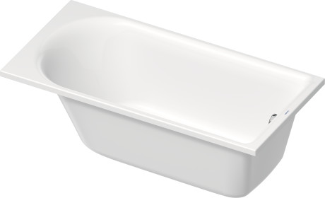 Встраиваемая ванна Duravit D-Neo 700471000000000 1500 мм х 750 мм, c одним наклоном для спины, белая