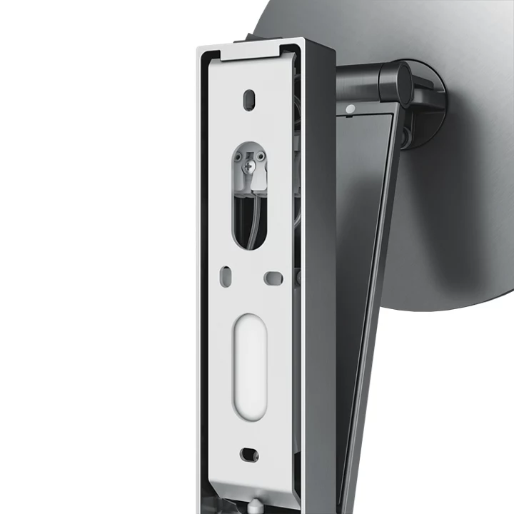 Зеркало косметическое круглое с подсветкой с увеличением x 5 KEUCO iLook_move 17612 139004 со встроенным рычажным выключателем, цвет Хром черный шлифованный