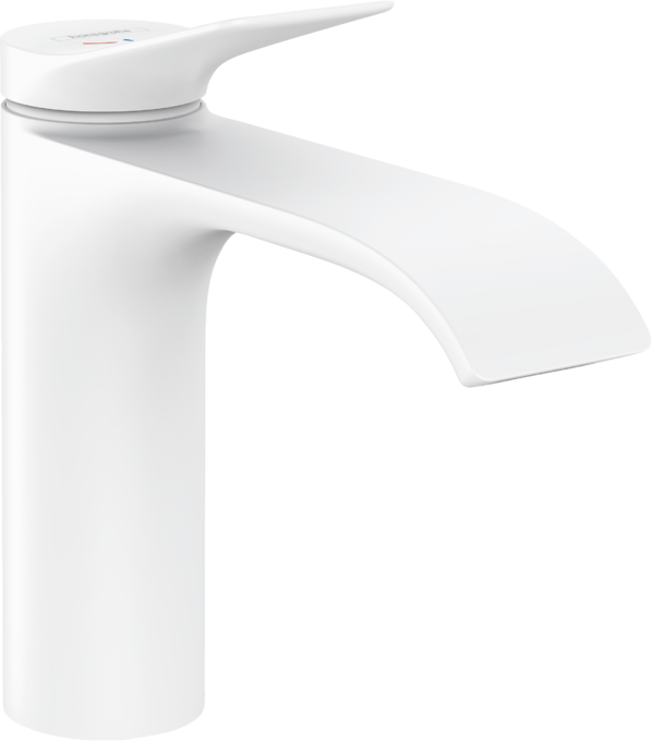 Смеситель для раковины HANSGROHE Vivenis 75024700 110 мм, без донного клапана, белый матовый