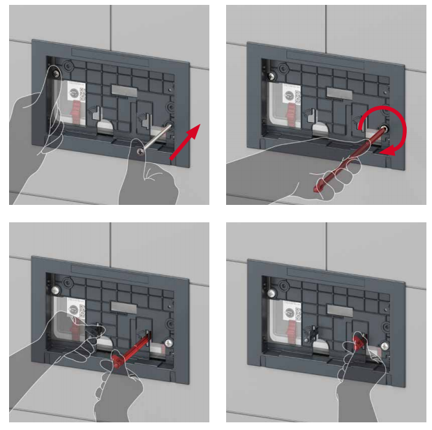 Инсталляция застенный модуль для подвесного унитаза TECE TECEprofil 9300302