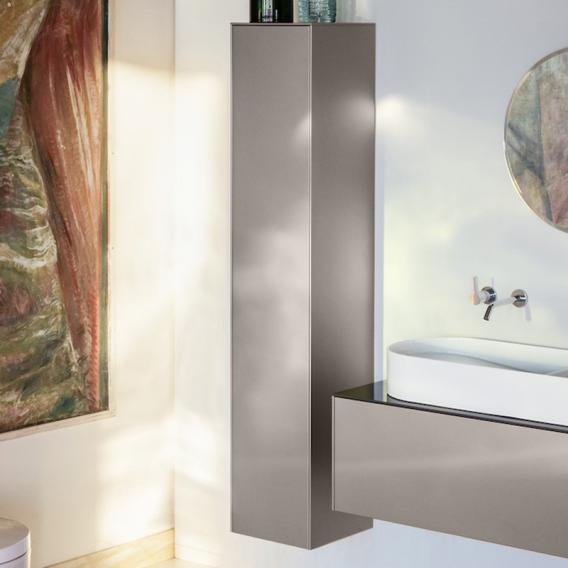 Высокий шкаф-пенал Laufen  Sonar  4.0549.2.034.042.1  160 см, 1 дверь, петли справа, цвет Titanium (титан)