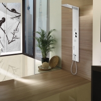 Душевая панель Bossini Manhattan Panel 4 Monocomando L00891 Хром