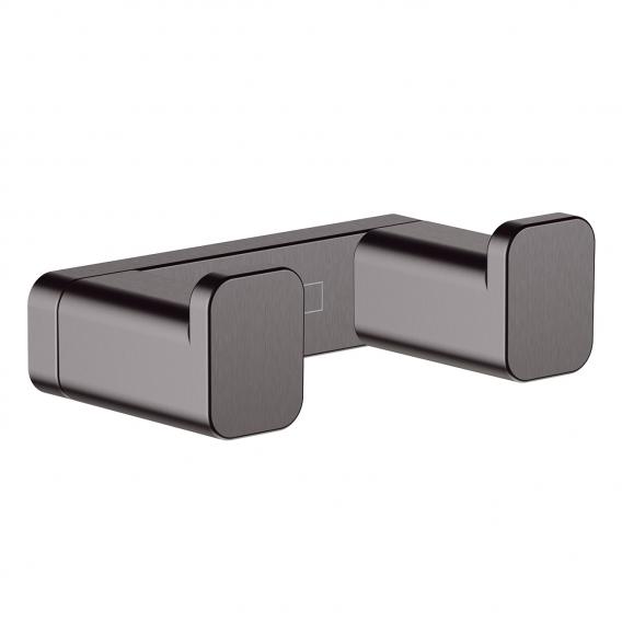Двойной крючок HANSGROHE AddStoris 41755340 Шлифованный чёрный хром