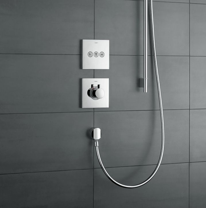 Смеситель для душа Hansgrohe Shower Select 15764990 для 3 потребителей, Цвет полированное золото