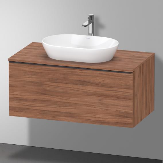 Тумба подвесная под раковину DURAVIT D-Neo DE494807979 1000 мм х 550 мм, с 1 выдвижным ящиком и консолью, орех натуральный