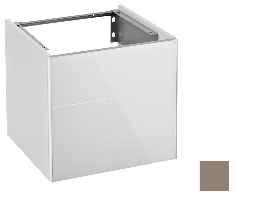 Тумба под умывальник Keuco Royal Reflex  34040 140002 корпус матовый лак/фасад стекло трюфель