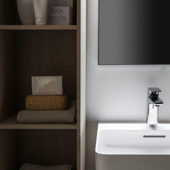 Высокий открытый шкаф-пенал  Laufen  Space   4.1090.0.160.100.1  170x30х29,5 см,  белый  матовый,  4 полки