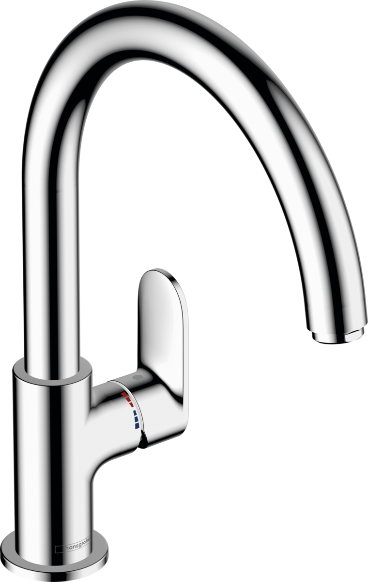 Смеситель для кухни HANSGROHE Vernis Blend M35 71870000 260 мм, c поворотным изливом, хром