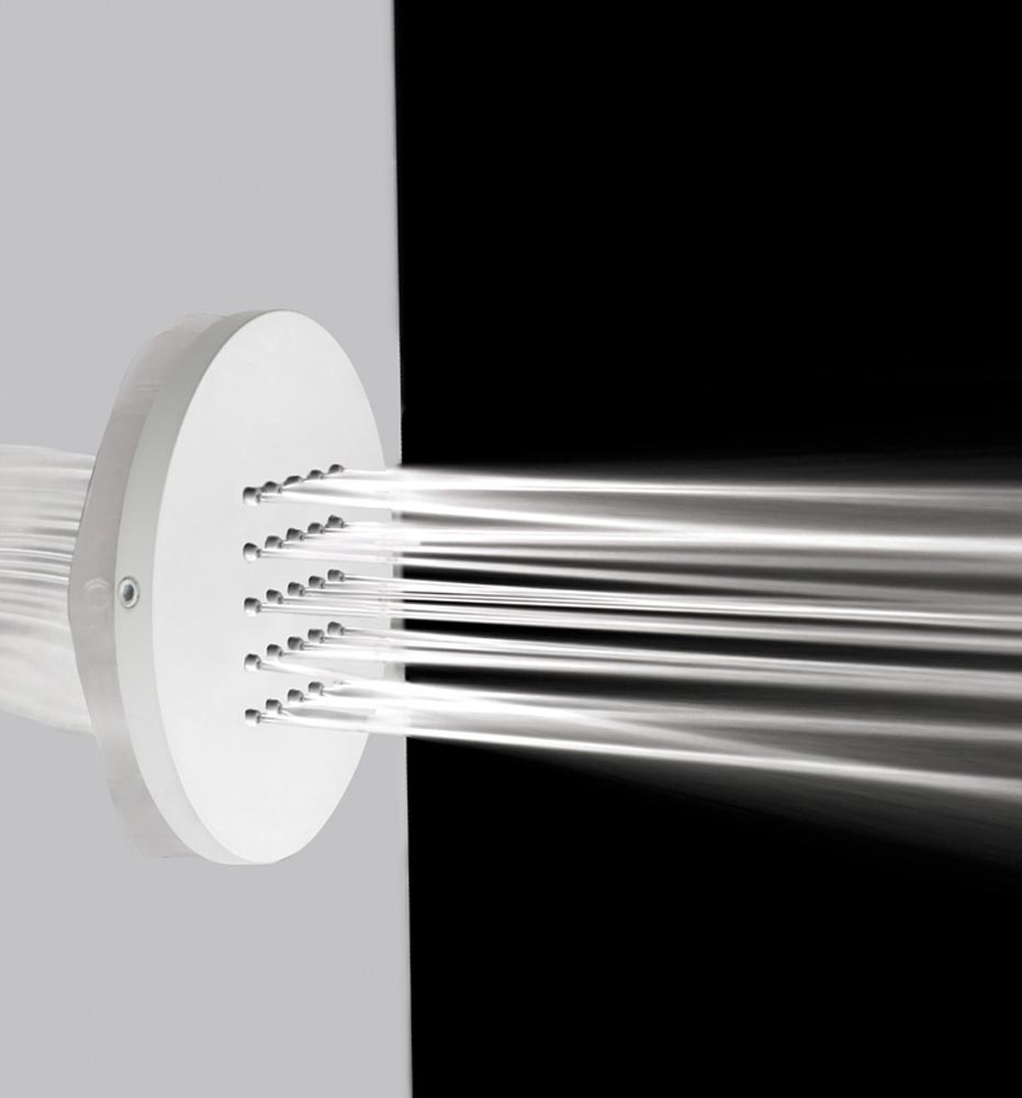 Форсунка боковая для душа Bossini Tondo Flat Wall I00175 Хром