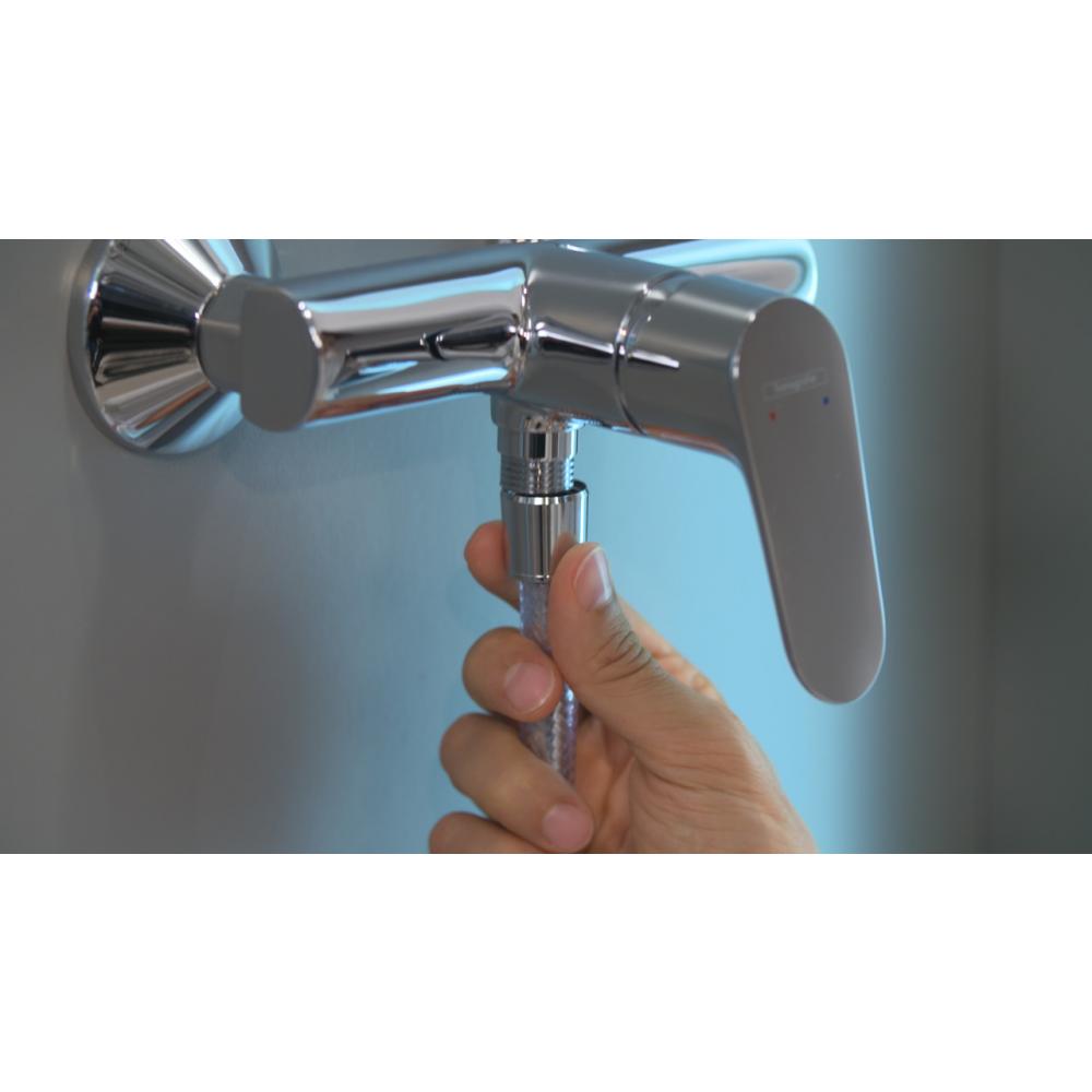 Душевой гарнитур со штангой 90 см Hansgrohe Crometta 1jet 26537400 Белый/Хром