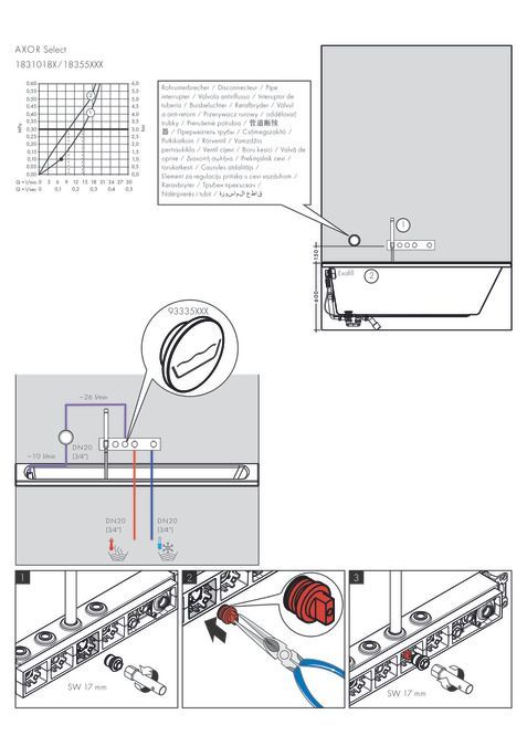 Термостат AXOR ShowerSolutions 18355000 Хром