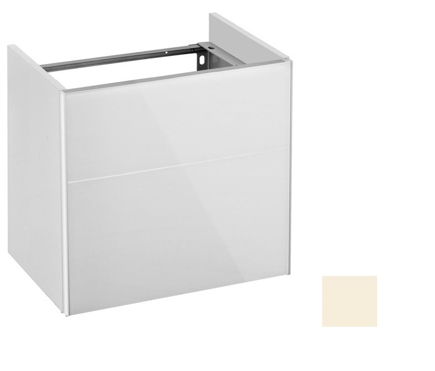 Тумба под умывальник Keuco Royal Reflex  34090 220001 корпус декоративное глянцевое покрытие/фасад стекло магнолия