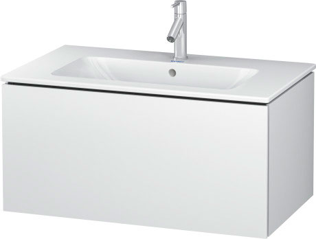 Тумба подвесная под раковину Duravit L-Cube LC614101818 белый матовый