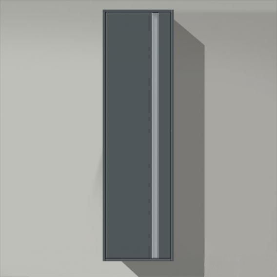 Шкаф высокий Duravit Ketho KT1265L4949 левый, с полками, графит матовый