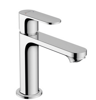 Смеситель однорычажный для раковины HANSGROHE REBRIS S 72517000 110 мм, с донным клапаном, хром