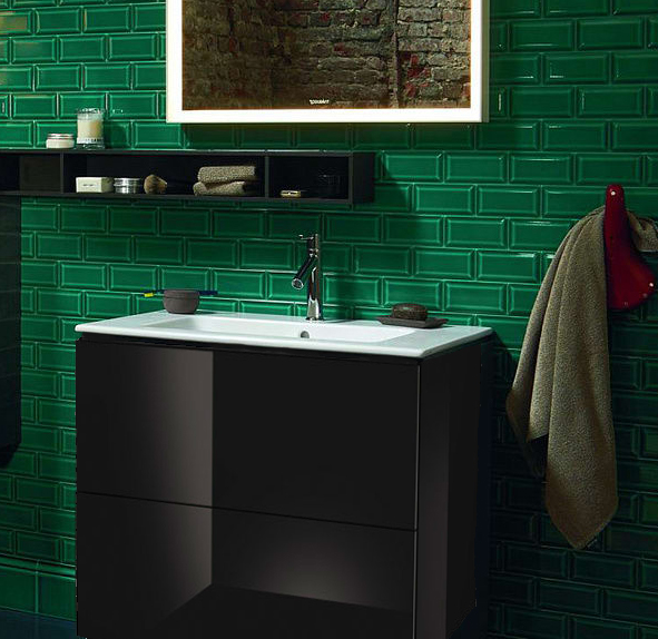 Тумба подвесная для консоли Duravit L-Cube LC581904040 черный