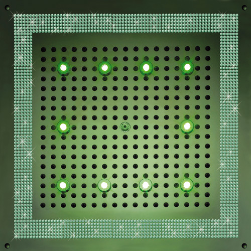 Верхний душ Bossini Dream Cube H37456 Хром с RGB хромотерапией